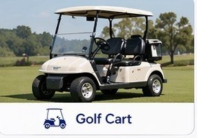 Golf cart battery application