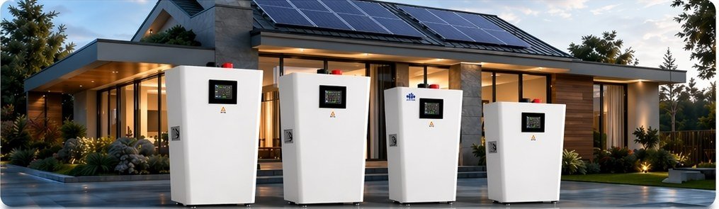 Standing vertical residential energy storage unit